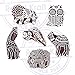 Original Designs Bird and Animal Wood Print Stamps (Set of 6)