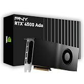 PNY NVIDIA RTX 4500 Ada Generation 24GB GDDR6 PCI Express 4.0 Dual Slot 4X DisplayPort, 8K Support, Ultra Quiet Active Fan