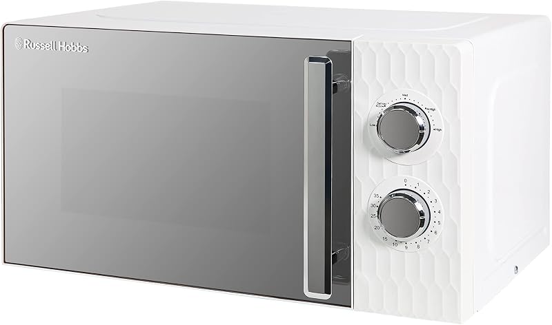 Russell Hobbs Honeycomb 17L 700W Solo Microwave 5 Power Levels White