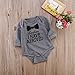Newborn Baby Boys Girls Bowtie Short Sleeve Romper Bodysuit Playsuit Outfits (0-3 Months, Long sleeve)