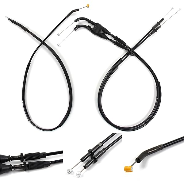 Cables カワサキニンジャZX6R ZX600Pのオートバイスロットルケーブルワイヤ200708グリーンO3 Motorcycle