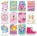 Peaceable Kingdom Birthday Card Set for Girls - Box of 12 Cards and Envelopes