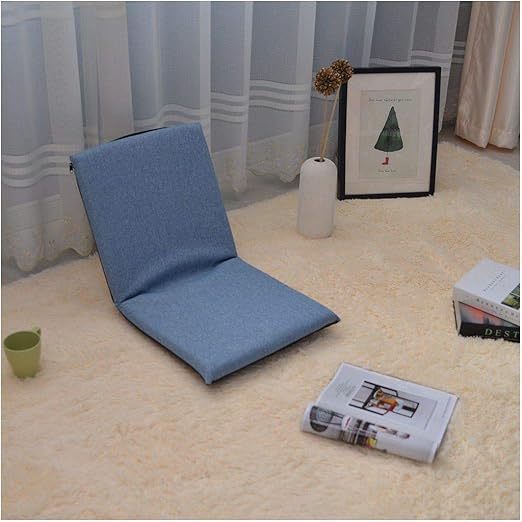 Amazon Com Padded Floor Chair Adjustable 6 Position Memory Foam