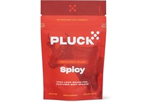Pluck Spicy Organ Meat Blend Seasoning | From Grass-Fed & Grass-Finished Pastured Beef Organs with Redmond Real Sea Salt | As Seen on ABC’s Shark Tank | 30-Day Supply