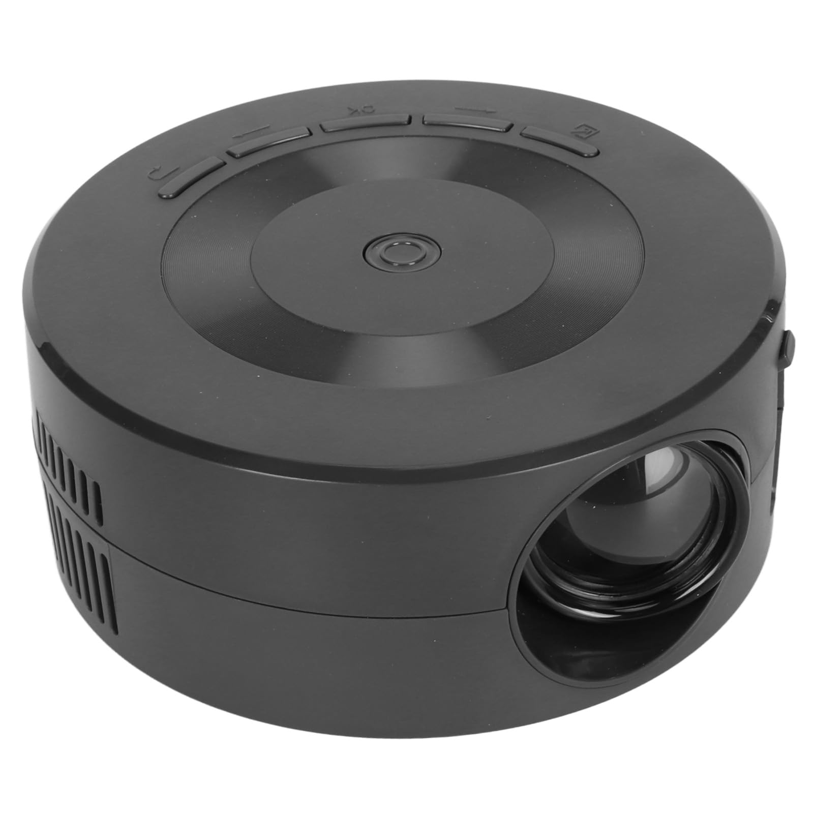 Mini LED Projector, Portable Phone Projector, 1080P Home Theater Video Projector with Same Screen Function, Built-in Speaker, Compatible with AUX, USB, IOS, Android, Remote Control