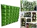 Mr Garden 36 Pockets Vertical Grow Bags Garden Hanging Wall Planters Indoor/Outdoor Green
