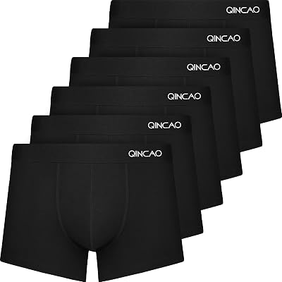 Calzoncillos Hombre Boxer Paquete de 6, Suave y Ajuste Cómodo