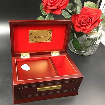 Cnmnmb Music Box 18 Tones Edition Lilium Music Box Elfen Lied Original Wooden Beech Solid Wood Lilium Music Boxes For Love Girl Lilium As A Gift Amazon Co Uk Kitchen Home