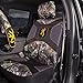 Browning Arms Company Buckmark Logo Infinity Camo Car Truck SUV Universal-Fit Seat Airbag Compatible Low Back Bucket Seat Covers with Head Rest Covers - PAIR
