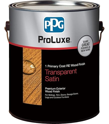 PPG ProLuxe 23 Top Coat R.E. Wood Finish, 1 Gallon, 072 Butternut