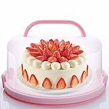 NVAZIOP 10 Inch Cake Carrier Stand Round Holder