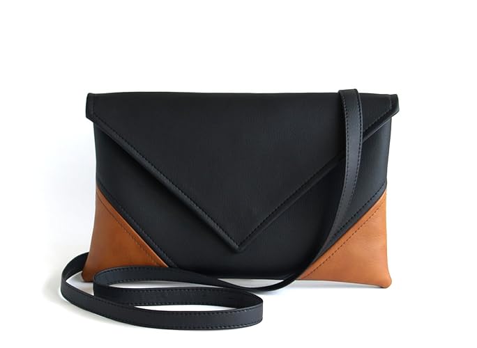 Crossbody Bag for Women, Faux Leather Purse Handmade