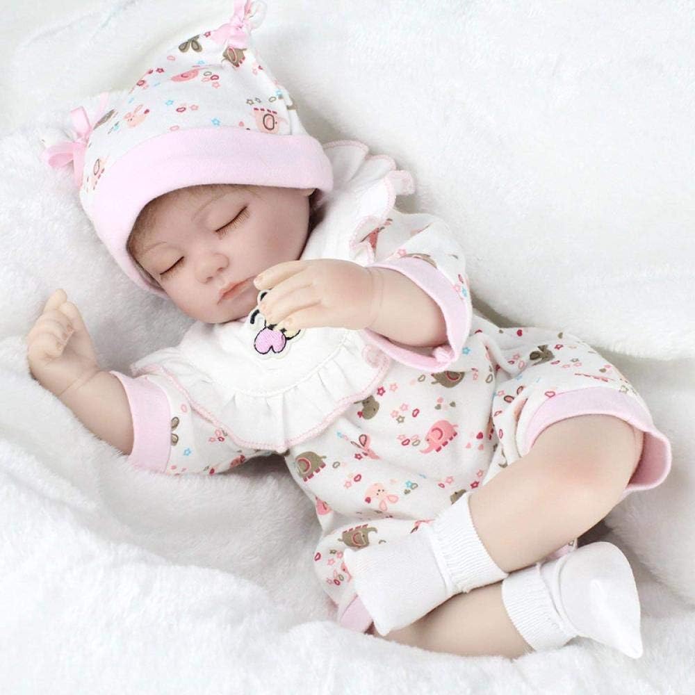 Prezzo YIHANGG Reborn Baby Doll 18 Pollici Realistica Realistica Bambole Fatte A Mano Bambola Morbida Vinile Silicone Realistica Regali/Giocattoli per Bambini età 3+ (Occhi Chiusi) Offerte
