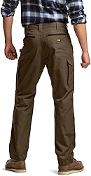 CQR Men's Ripstop Work Pants, Water Resistant