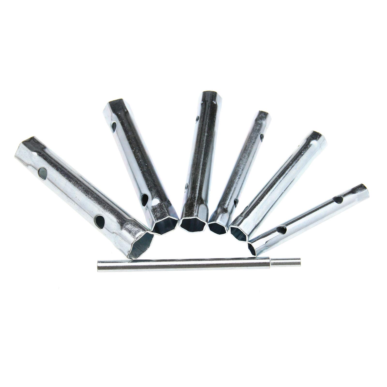 Be In Your Mind 6Pcs Spark Plug Spanner Set with T-Bar Wrenchh Socket Plumber Back Nut Tap