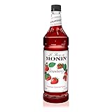 Monin - Strawberry Syrup, Mild and Sweet, Great for