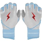 BRUCE BOLT Signature Series Long Cuff Batting Gloves - Pro-Athlete Collection - Adult &amp; Youth Sizes