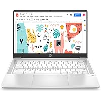 HP Chromebook Intel Celeron N4020 14 inches Touchscreen Business Laptop (4GB/64GB eMMC + 256GB Expandable Storage/Chrome…