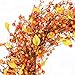 VGIA 22 inch Artificial Fall Wreath Berry Wreath Fall Maple Leaf Wreath for Front Door Fall Decorations