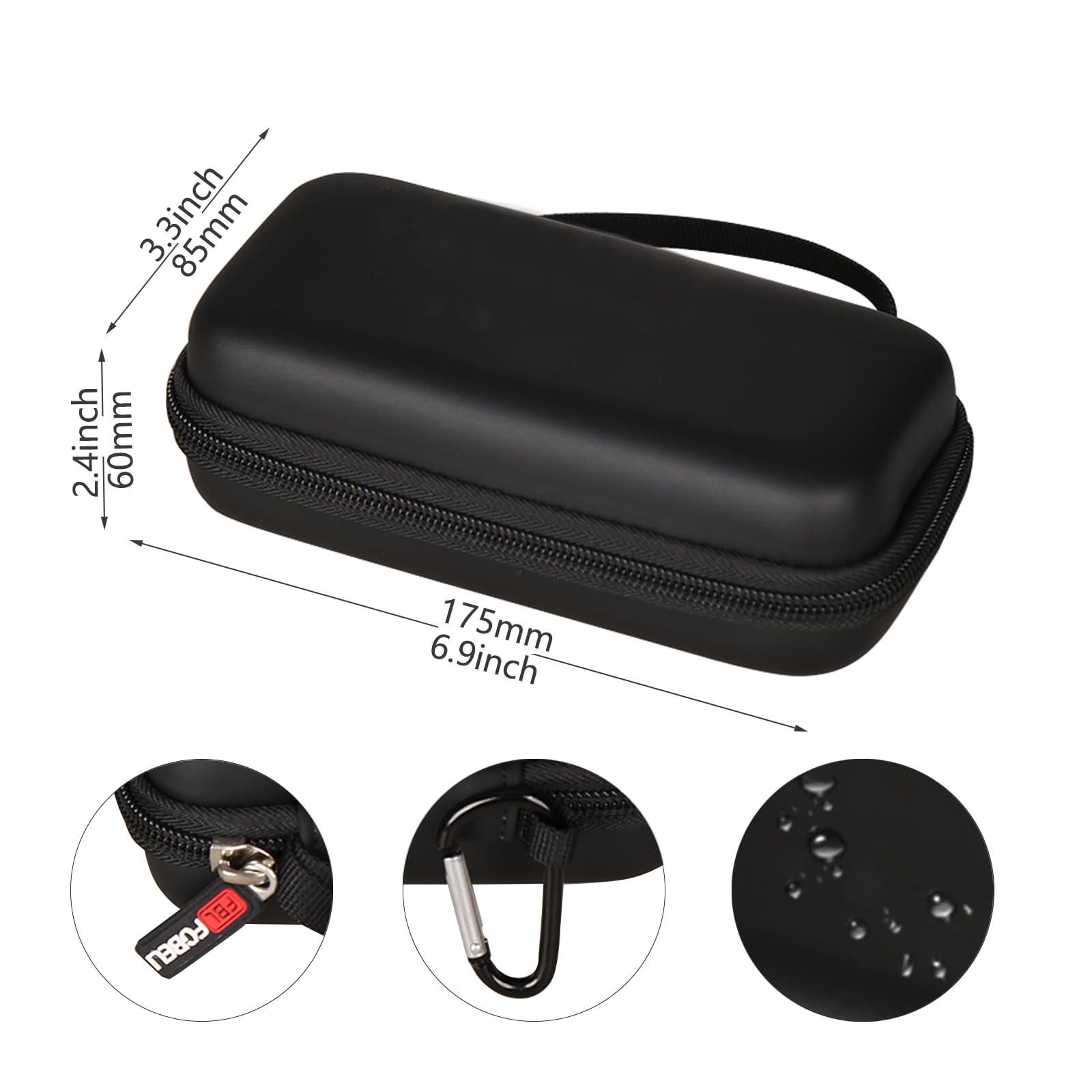 FBLFOBELI Hard Case for Braun ThermoScan 7 IRT6520/ThermoScan 5 IRT6500/ThermoScan 6 IRT6515 Digital Ear Thermometer