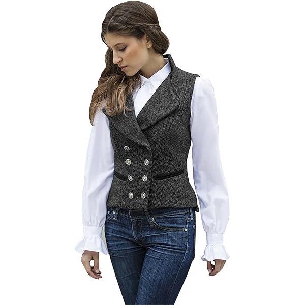 美品★ HERRINGBONE LONG JACKET VEST 61C-IToNBkL._UY350_.jpg