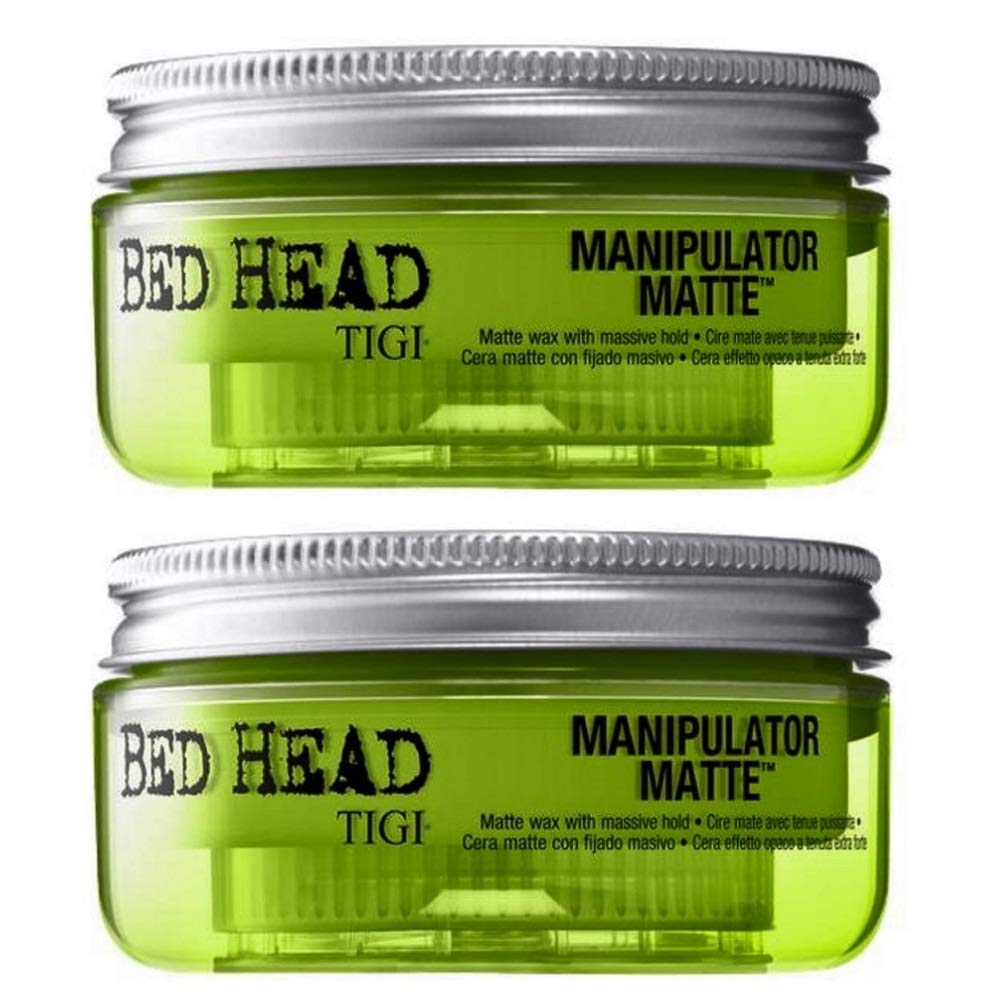 TIGI Bed Head Manipulator Matte Hair Wax for Strong Hold, 56.7 g pack of 2