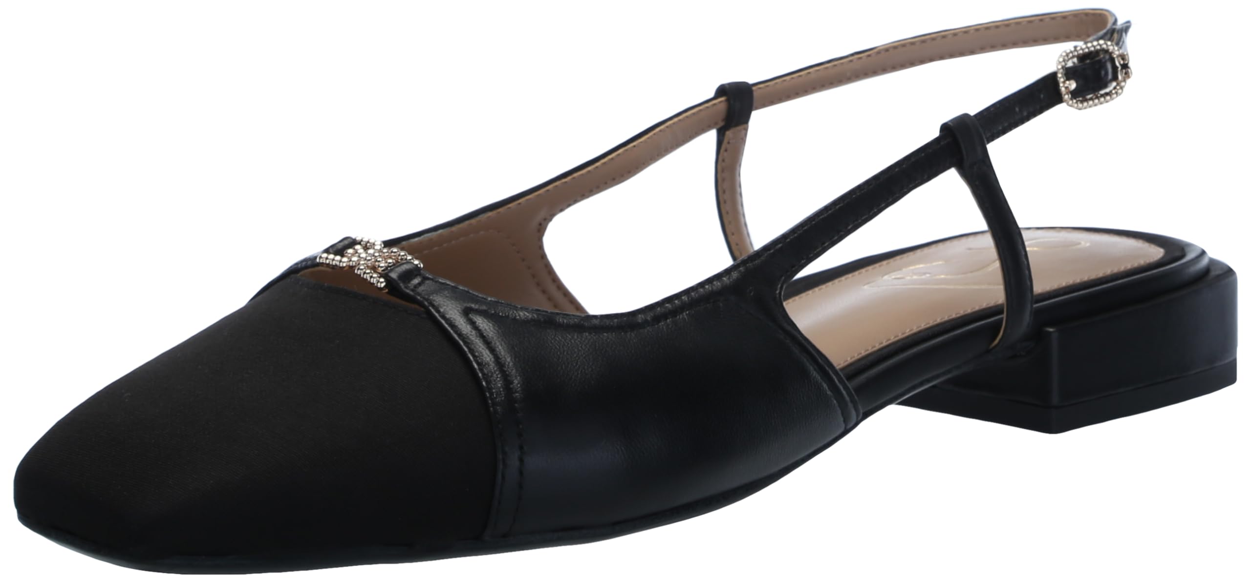 Sam Edelman Women’s Kara Ballet Flat Black Leather 8.5 Medium