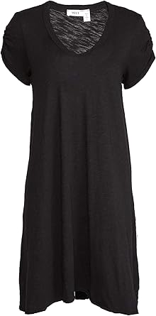 black tee dress