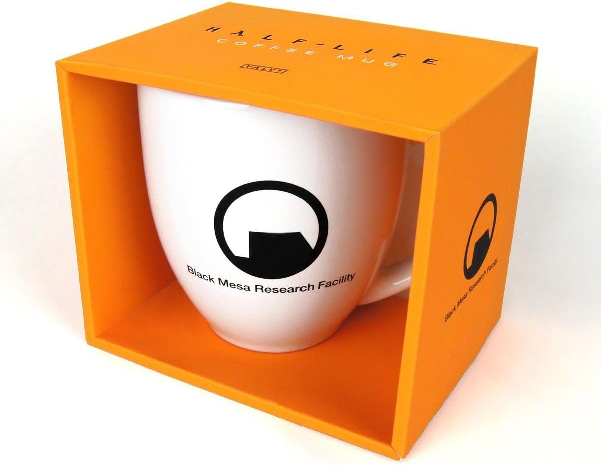 Amazon Com Half Life Coffeee Mug Black Mesa Research Facility Sports Outdoors