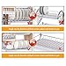 NEX Dish Drainer 304 Stainless Steel Kitchen 2-Tier Dish Rack with Utensil Holder