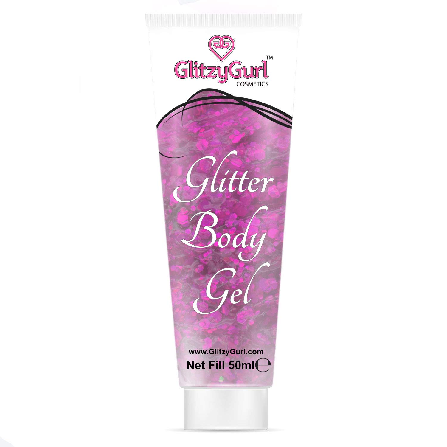GlitzyGurl Holographic Glitter Face & Body Gel, 50ml Disco Diva — image 1