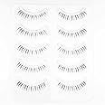 DAODER False Eyelashes Bottom Lashes Natural Look Wispy Clear Band Lower Lash Extension Soft Invisible Under Eyelashes 6mm 5Pairs (Bottom Lashes Daring)
