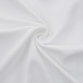 Gabardine Fabric | Suiting Fabric | 58" Wide | Sold by Yards| Polyester Twill,for Suits, Overcoats, Trousers/Slacks, Uniforms. (White)