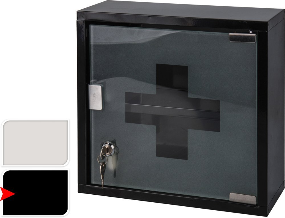 Unbekannt Medizinschrank 30x30x12cm (Schwarz): Amazon.de: Küche & Haushalt