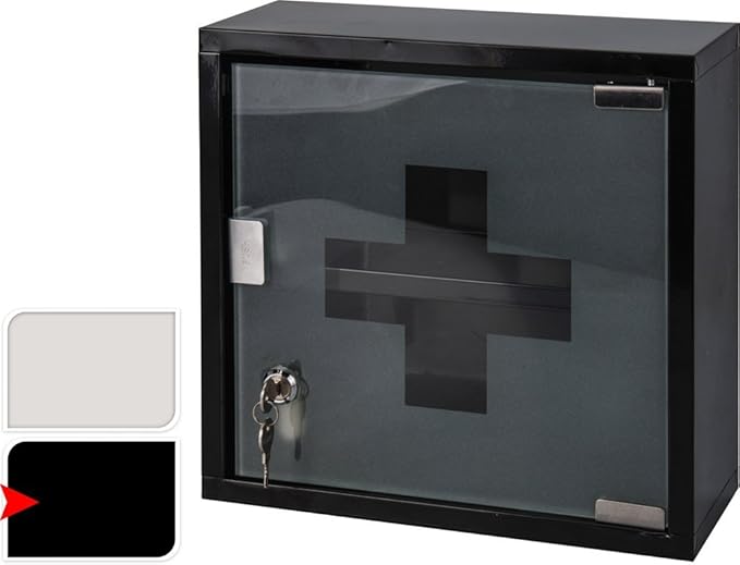 Unbekannt Medizinschrank 30x30x12cm (Schwarz): Amazon.de: Küche & Haushalt