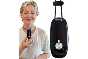 Timeage Purificateur d'air portable, collier purificateur d'air personnel, mini ioniseur d'air portable élimine les PM2,5, le