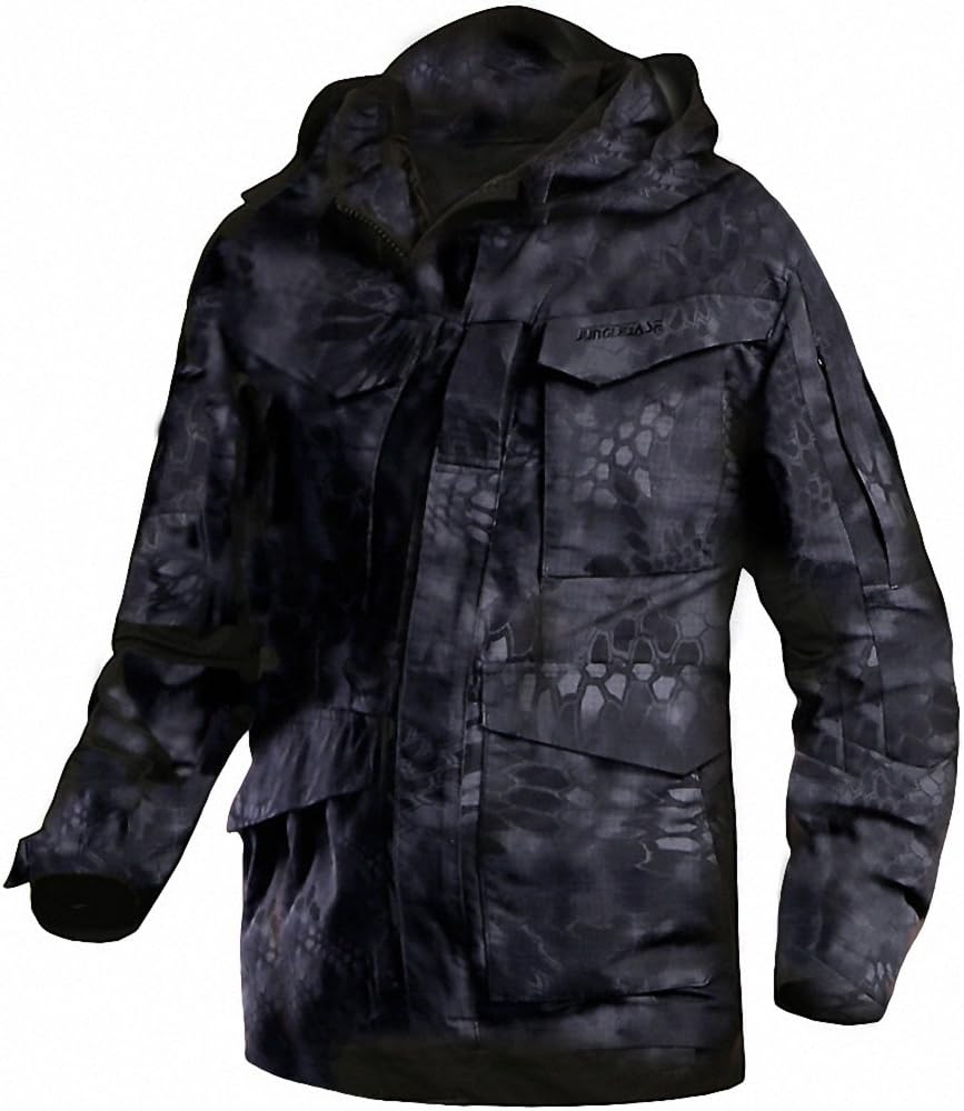 M65 Military Camouflage Male clothing US Army Tactical Men's Windbreaker Hoodie Field Jacket Outwear casaco masculino TYP XL