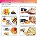 Vegetable Chopper Slicer Dicer Cutter Peeler Cheese Grater. 12-in-1 (22 Pieces). Best Manual Mandoline, Food Chopper, Lemon Squeezer, Egg White Separator, Egg Slicer. Free Cut-Resistant Gloves Brushes
