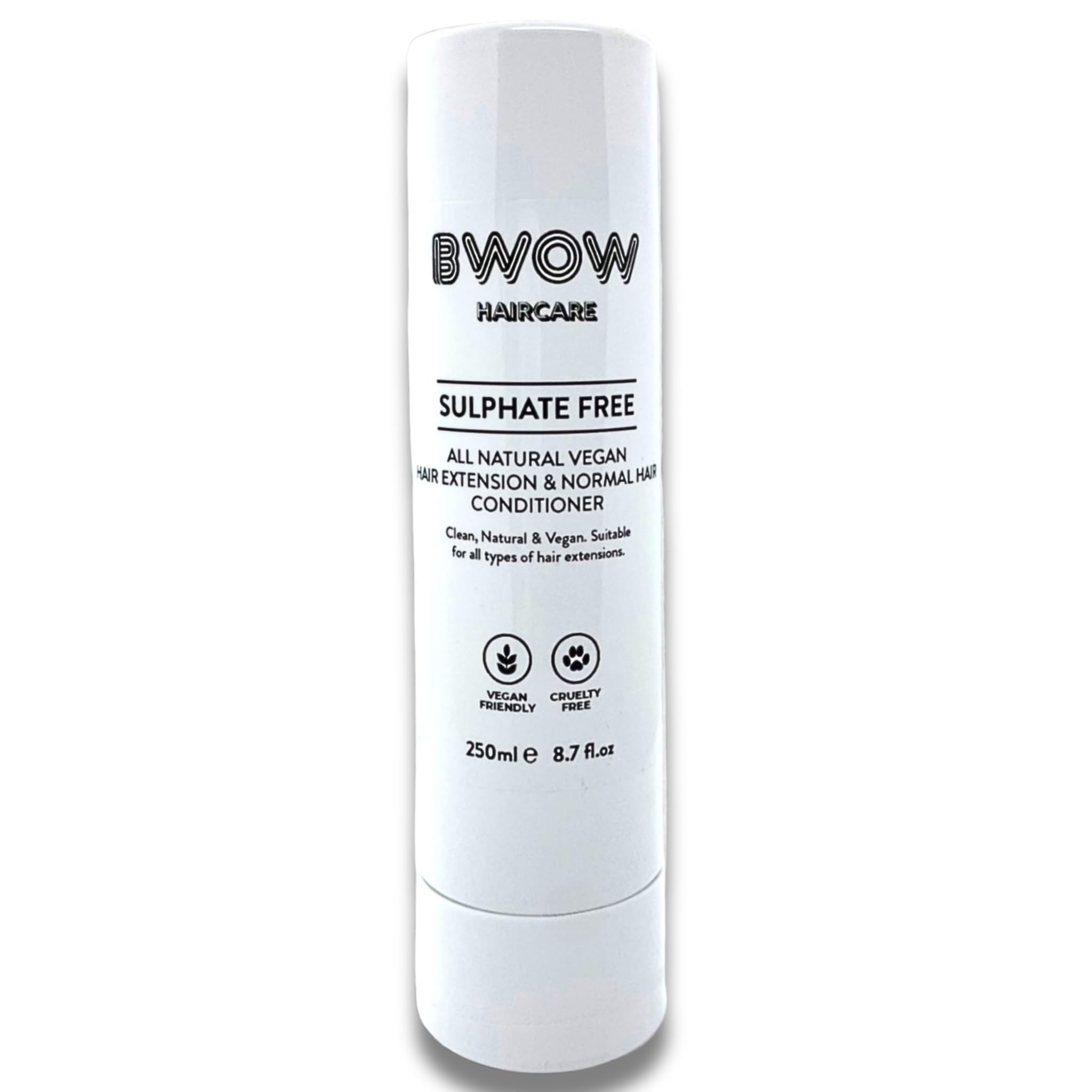 Hair Extension Conditioner, Revive & Repair, Hydrating Moisturising Keratin & Argan Oil, Vegan, SLS/SLES Free Natural & Sulphate-Free, Nourishing Smooth, Silky & Glossy Hair, For All Extensions 250ml