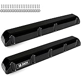 DEDU Dock Bumpers 24/38/48/72 Inch, Boat Dock Bumpers Heavy Duty Post Bumpers, Dock Fender Bumper Guards PVC for Horizontal and Vertical with Screws and Washers (Black/White/Gray) -1/2/4 Pack