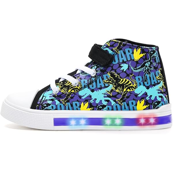 Nautica Kids Light-Up Sneakers - Flashing LED Shoes, Slip-On Design, Comfortable For Active Boys & Girls - View #3