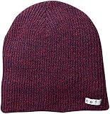 neff Men's Daily Heather Beanie, Blue/Red, One Size