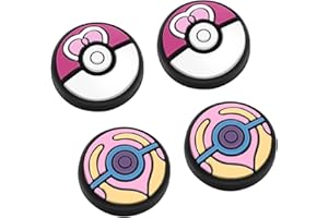 GABXY Switch Joycon Thumb Grip Caps, Soft Silicone Joystick Cover Compatible with Nintendo Switch/OLED/Switch Lite, Analog Stick Grips Button Covers for Switch (V-1)