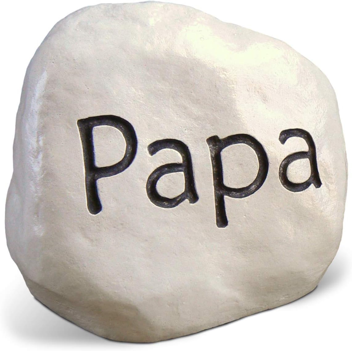 Rocks Only - Papa - Engraved in a Heavy Little Rock