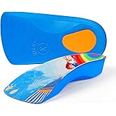 Arch Support Insole for Kids Shoes, Orthotic Shoes Inserts for Kids, 3/4 Length Inserts for Children’s Heel Pain, Flat Feet, Plantar Fasciitis, Pronation