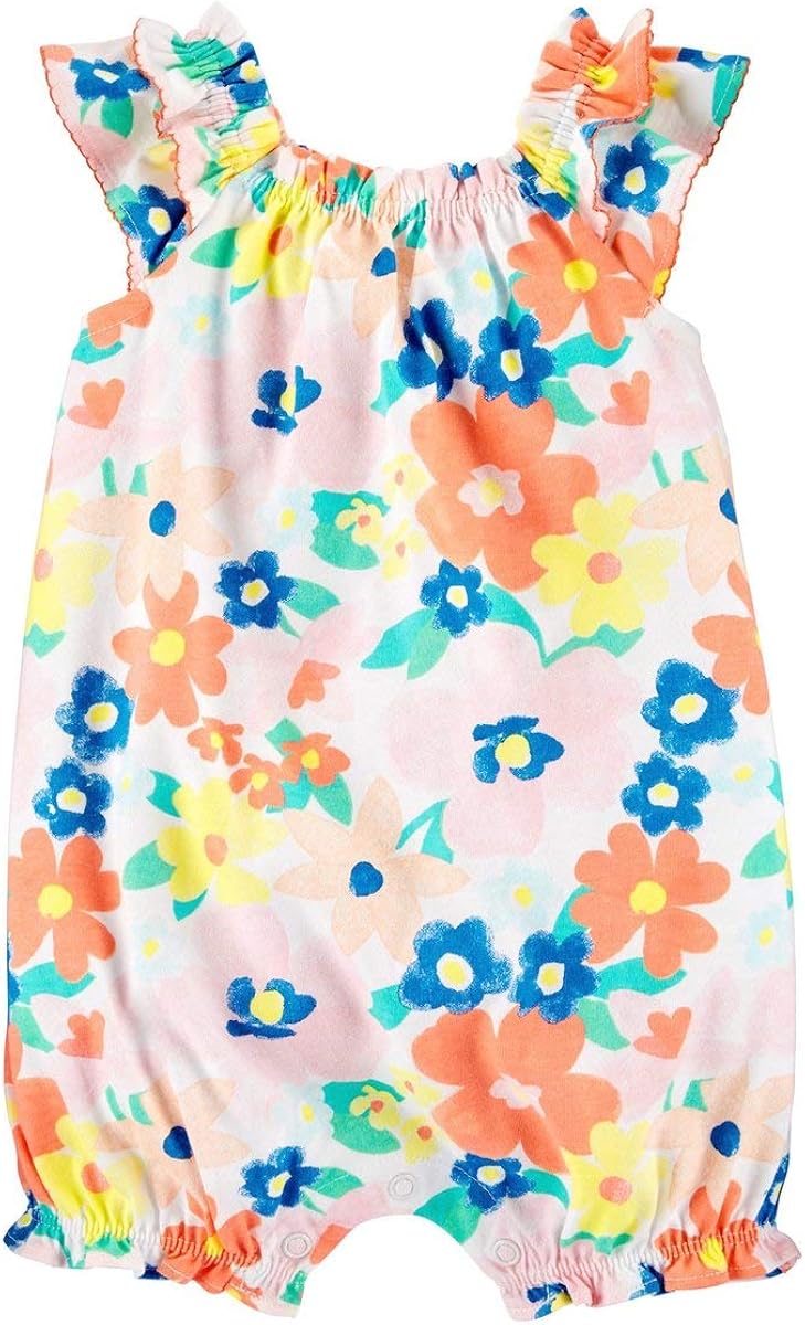 baby chambray romper