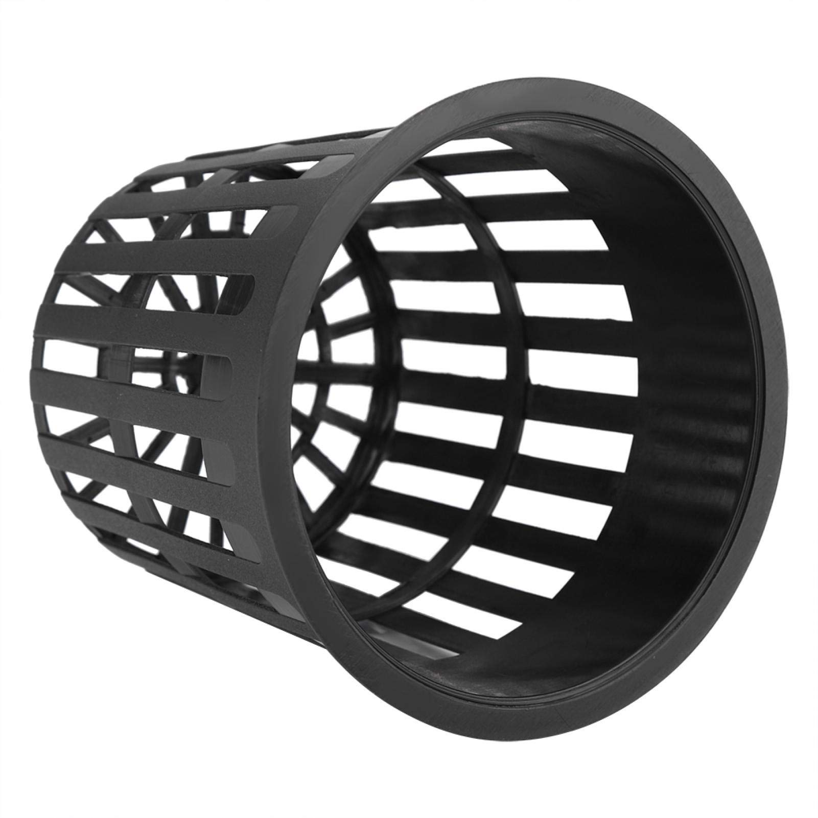 10Pcs 4 Inch Net Pots for Hydroponics, Mesh Pots Plant Net Pot for Hydroponics, 4.25 x 3.85inch(Black)