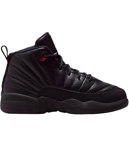 Amazon.com | JORDAN 12 Retro Little Kids Style, Black/Varsity Red