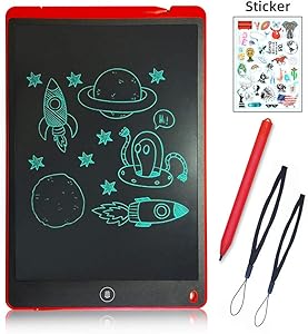 LCD Writing Tablet 12 Inch Handwritten Pen Intelligent Paper Suitable for Family, School, Office, Children and Adults Writing Board, Lock Erase Button,Electronic Writing Doodle Pad Digital Drawing