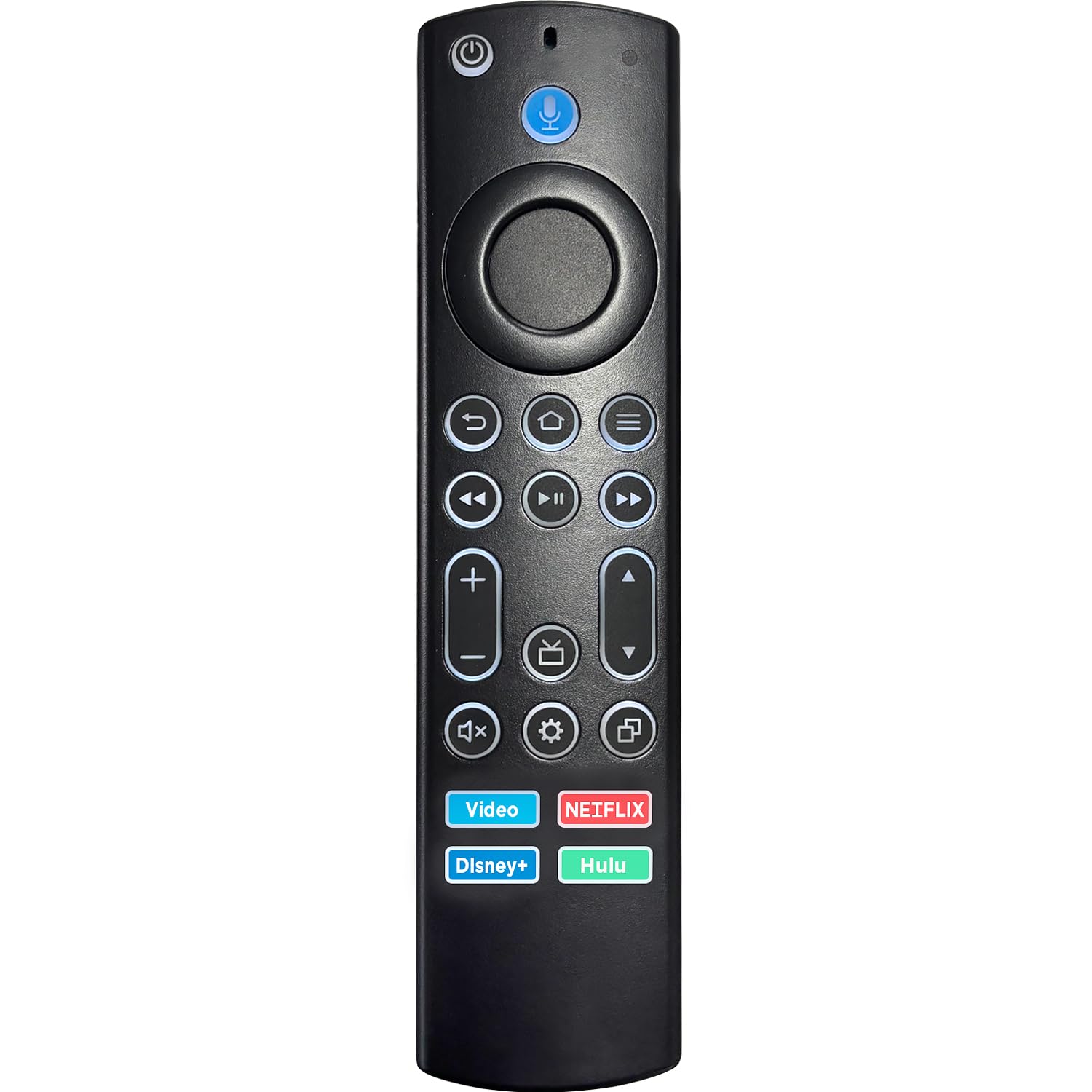 Photo 1 of Replacement Voice Remote for Insignia-Toshiba-Pioneer Smart TVs, Compatible for AMZ TV Stick and Cube, Backlit Remote with All Buttons Lighting Up